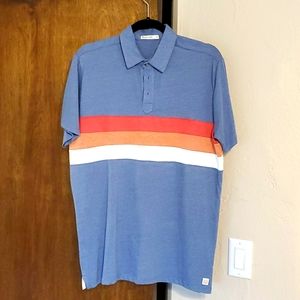 Marine Layer striped polo size M